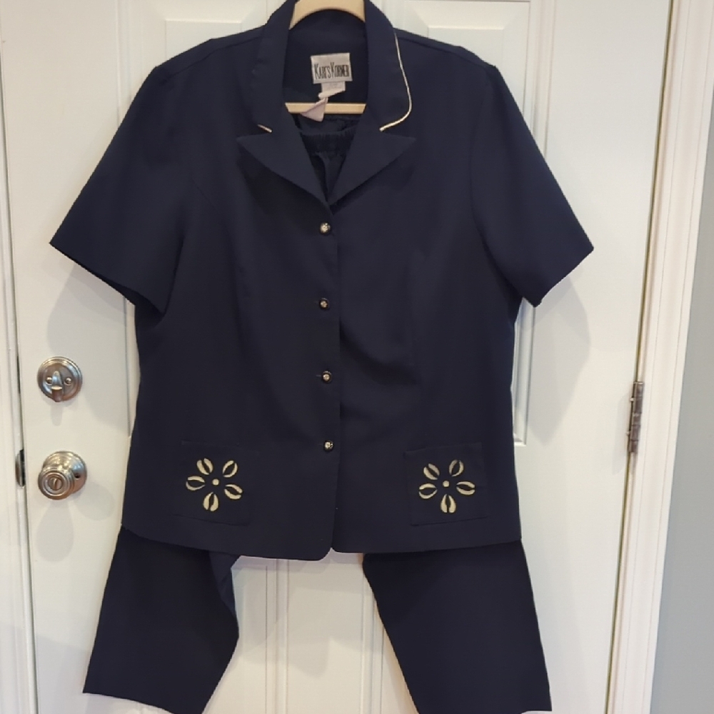 Koret Navy Blue Two-Piece Set